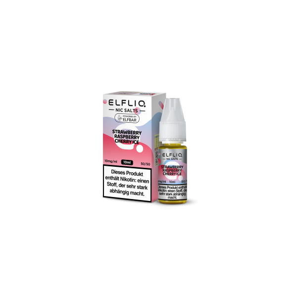ELFLIQ Strawberry Raspberry Cherry Ice Nic Salts
