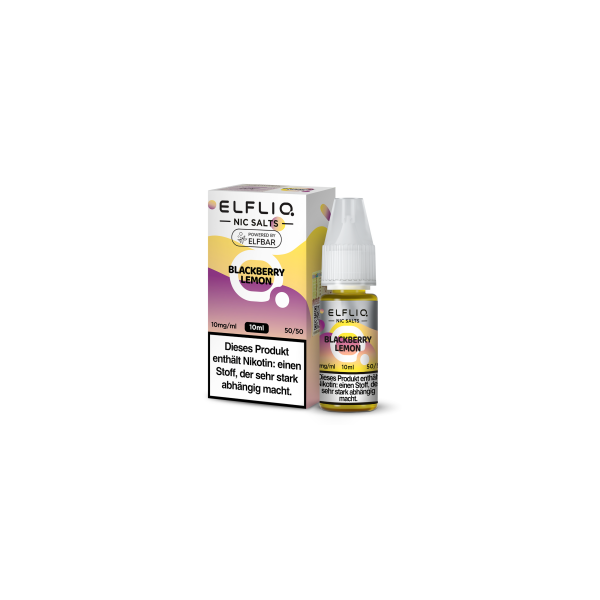 ELFLIQ Nic Salts Blackberry Lemon Liquid